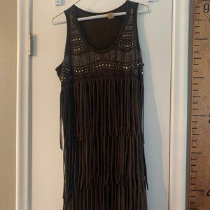 Western Inspired Fringe Dress